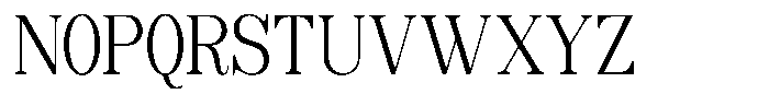 Soffline Light Extra Condensed Font UPPERCASE