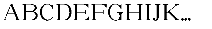 Soffline Light Extra Expanded Font UPPERCASE