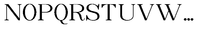 Soffline Light Extra Expanded Font UPPERCASE