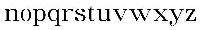 Soffline Light Extra Expanded Font LOWERCASE