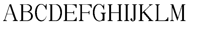 Soffline Light Semi Condensed Font UPPERCASE