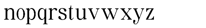 Soffline Light Semi Condensed Font LOWERCASE