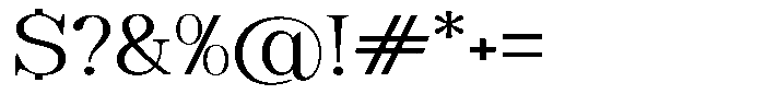 Soffline Light Ultra Expanded Font OTHER CHARS