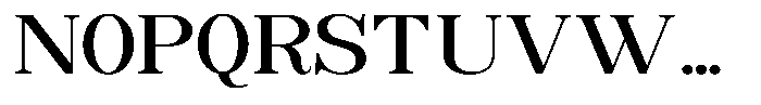 Soffline Medium Extra Expanded Font UPPERCASE