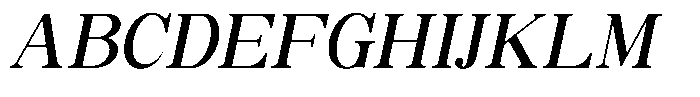 Soffline Medium Italic Font UPPERCASE