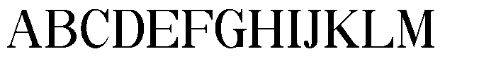 Soffline Medium Semi Condensed Font UPPERCASE