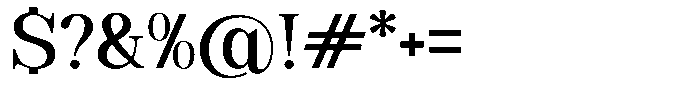 Soffline Medium Semi Expanded Font OTHER CHARS