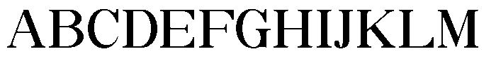 Soffline Medium Semi Expanded Font UPPERCASE