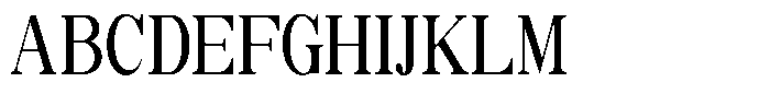 Soffline Medium Ultra Condensed Font UPPERCASE