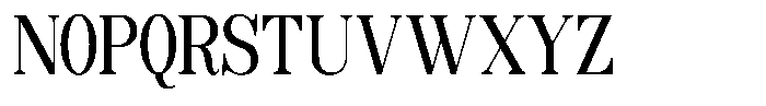 Soffline Medium Ultra Condensed Font UPPERCASE