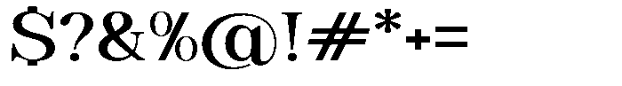 Soffline Medium Ultra Expanded Font OTHER CHARS