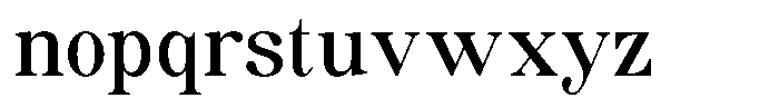 Soffline Medium Font LOWERCASE