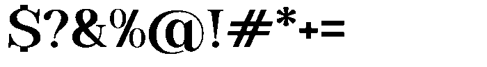 Soffline Semi Bold Expanded Font OTHER CHARS