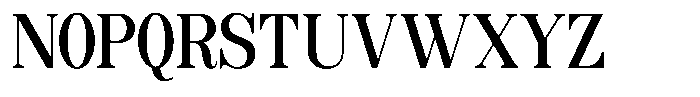 Soffline Semi Bold Extra Condensed Font UPPERCASE