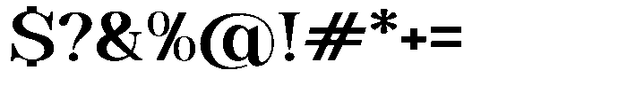 Soffline Semi Bold Extra Expanded Font OTHER CHARS