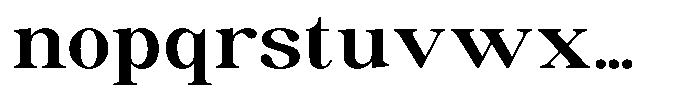 Soffline Semi Bold Extra Expanded Font LOWERCASE