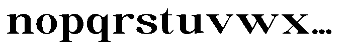 Soffline Semi Bold Ultra Expanded Font LOWERCASE