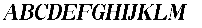 Soffline Semi Condensed Bold Italic Font UPPERCASE