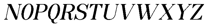 Soffline Semi Condensed Medium Italic Font UPPERCASE