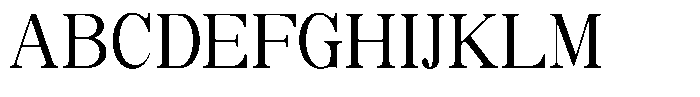 Soffline Semi Condensed Font UPPERCASE