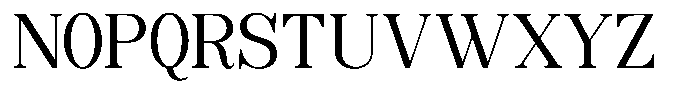 Soffline Semi Condensed Font UPPERCASE