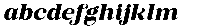 Soffline Semi Expanded Black Italic FONT
