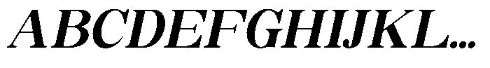 Soffline Semi Expanded Bold Italic Font UPPERCASE
