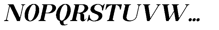 Soffline Semi Expanded Bold Italic Font UPPERCASE