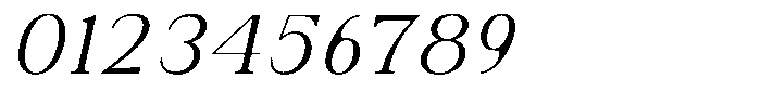 Soffline Semi Expanded Light Italic Font OTHER CHARS