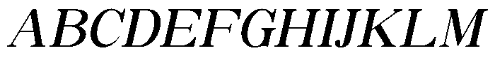 Soffline Semi Expanded Medium Italic Font UPPERCASE