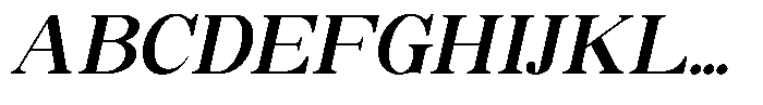Soffline Semi Expanded Semi Bold Italic Font UPPERCASE