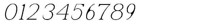 Soffline Semi Expanded Thin Italic Font OTHER CHARS
