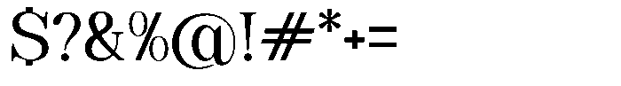Soffline Semi Expanded Font OTHER CHARS