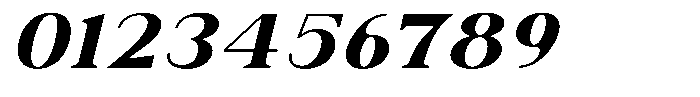 Soffline Soffline-Ext Exp Extra Bold Italic Font OTHER CHARS