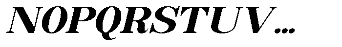 Soffline Soffline-Ext Exp Extra Bold Italic Font UPPERCASE