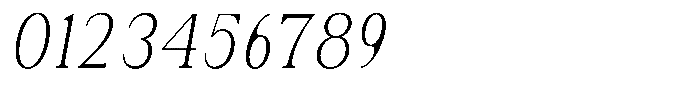 Soffline Soffline-Extra Condensed Extra Light Italic Font OTHER CHARS