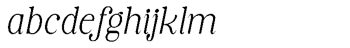 Soffline Soffline-Semi Condensed Extra Light Italic FONT