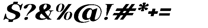 Soffline Soffline-Ult Exp Extra Bold Italic Font OTHER CHARS
