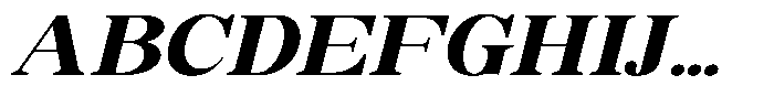 Soffline Soffline-Ult Exp Extra Bold Italic Font UPPERCASE