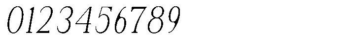 Soffline Soffline-Ultra Condensed Extra Light Italic Font OTHER CHARS