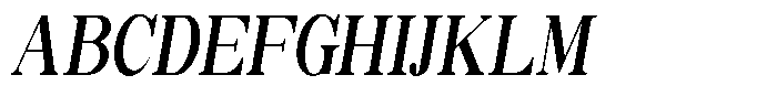 Soffline Soffline-Ultra Condensed Sem Bold Italic Font UPPERCASE