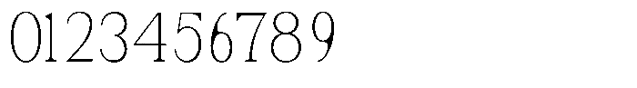 Soffline Thin Condensed Font OTHER CHARS