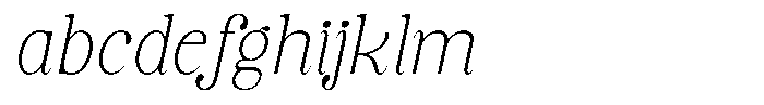 Soffline Thin Italic FONT