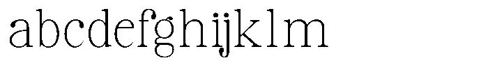 Soffline Thin Semi Expanded FONT