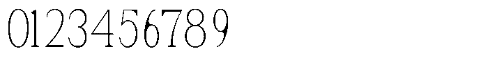 Soffline Thin Ultra Condensed Font OTHER CHARS