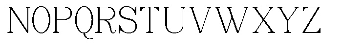 Soffline Thin Font UPPERCASE