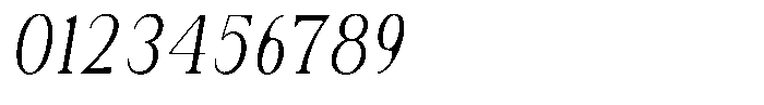 Soffline Ultra Condensed Light Italic Font OTHER CHARS