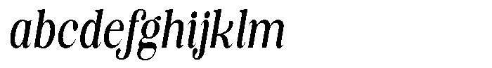 Soffline Ultra Condensed Medium Italic FONT