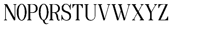 Soffline Ultra Condensed Font UPPERCASE