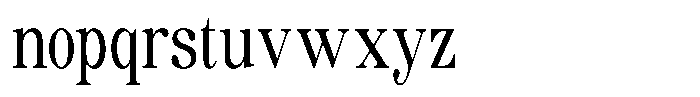 Soffline Ultra Condensed Font LOWERCASE